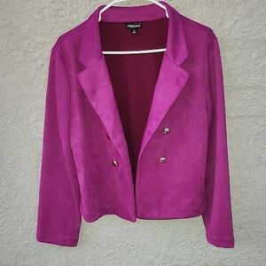 Missoni Fuchsia Double-Breasted Blazer